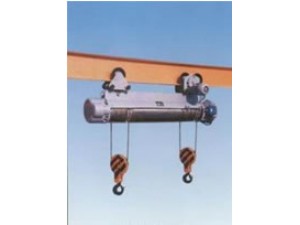 本系列钢丝绳电动葫芦主要适用于吊点距离不太长的小型水利、水电工程起吊闸门用。